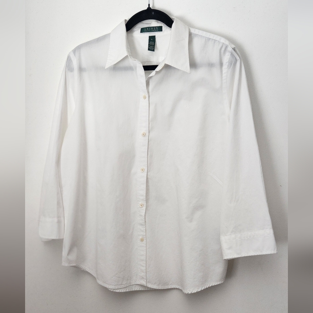 Ralph Lauren White Dress Shirt for Women